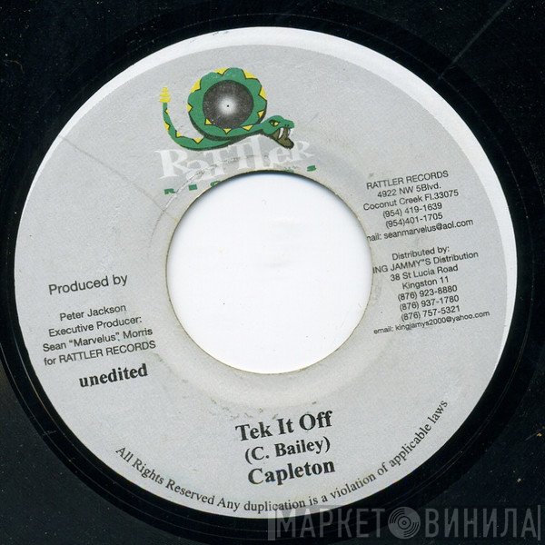Capleton  - Tek It Off