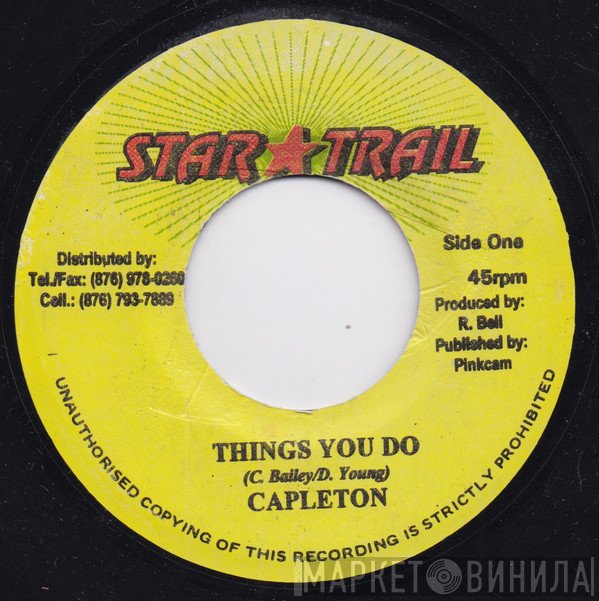 Capleton  - Things You Do