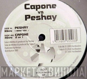 Capone, Peshay - I Need You / 2 Da 1