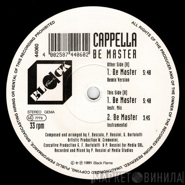 Cappella  - Be Master