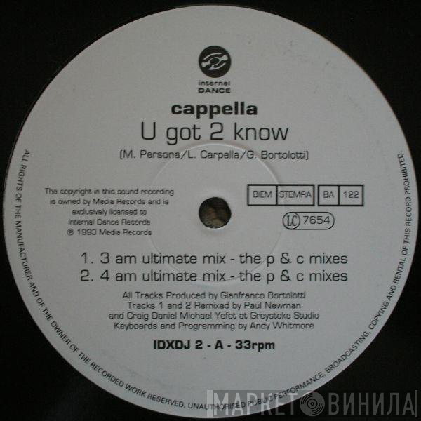 Cappella - U Got 2 Know