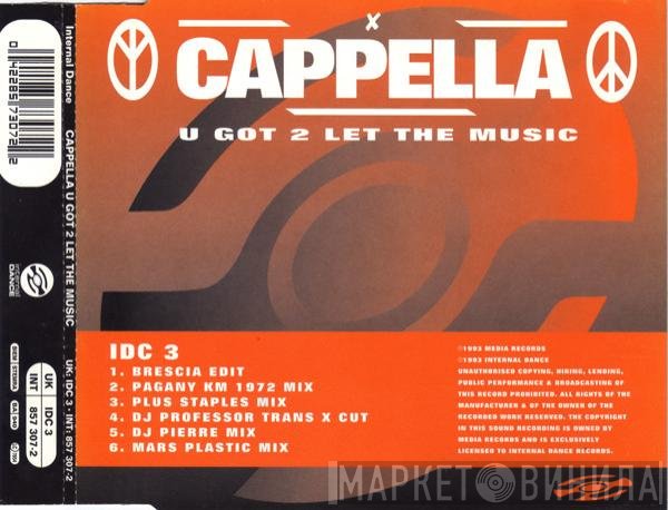 Cappella - U Got 2 Let The Music