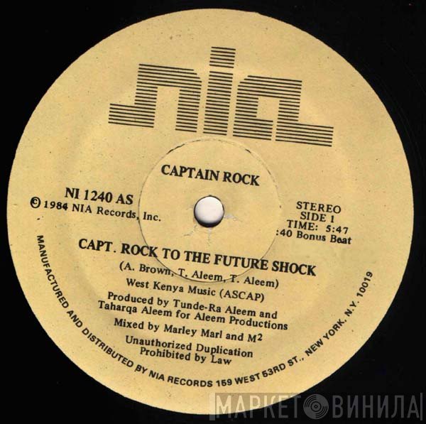 Captain Rock - Capt. Rock To The Future Shock