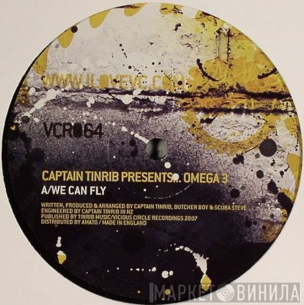 Captain Tinrib Presents Omega 3  - We Can Fly / Subsonic