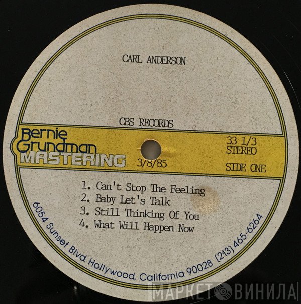 Carl Anderson  - Protocol