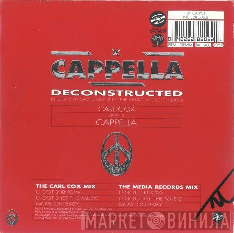 Carl Cox Vs. Cappella  - Cappella Deconstructed