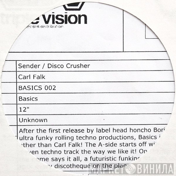 Carl Falk - Sender
