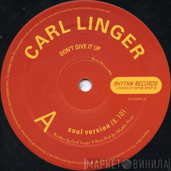 Carl Linger - Don't Give It Up
