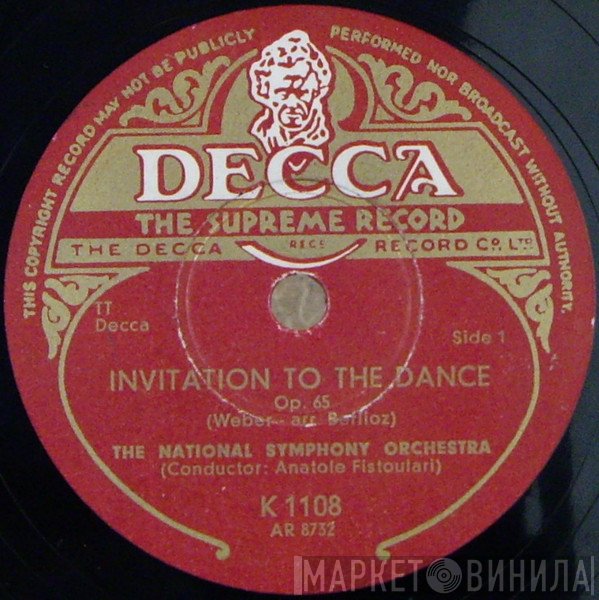 Carl Maria von Weber, Anatole Fistoulari, The National Symphony Orchestra  - Invitation To The Dance