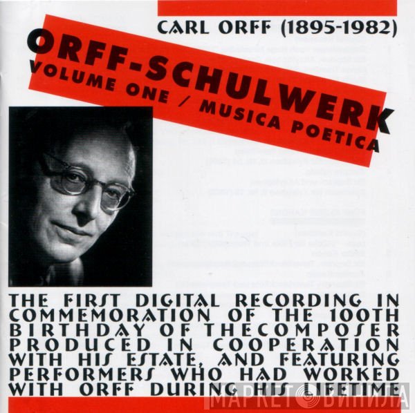 Carl Orff - Orff-Schulwerk Volume One / Musica Poetica