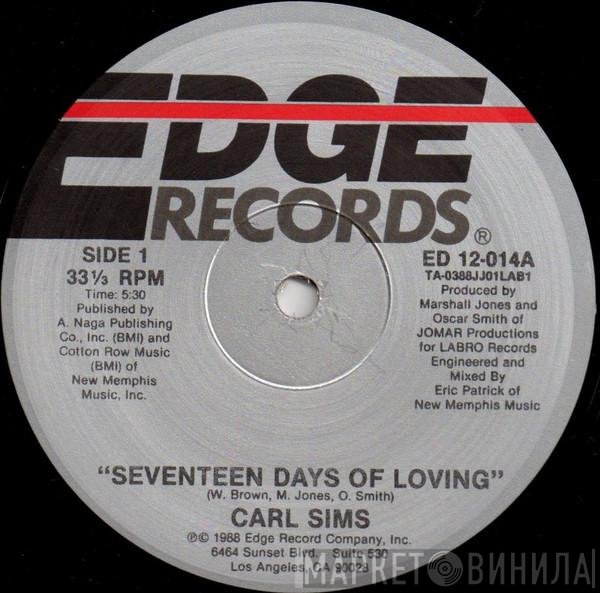 Carl Sims - Seventeen Days Of Loving