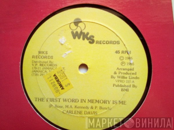Carlene Davis  - The First Word In Memory Is Me