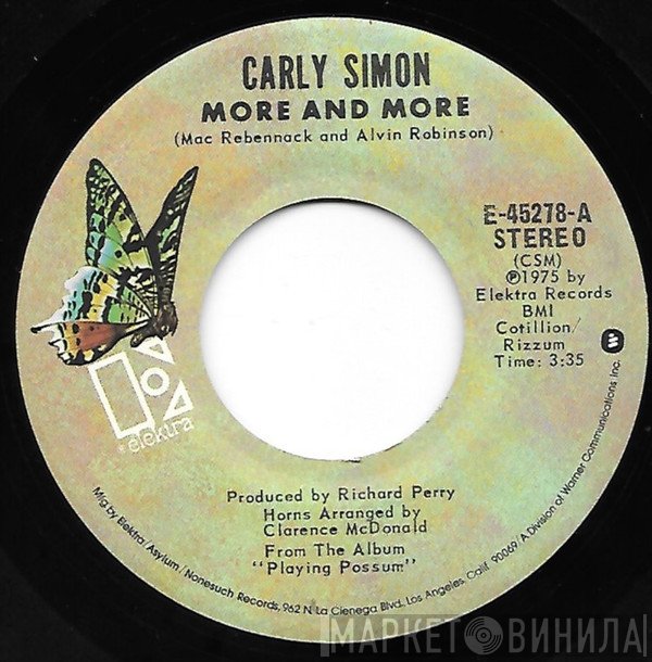 Carly Simon  - More And More