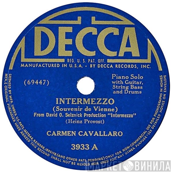 Carmen Cavallaro  - Intermezzo / Concerto