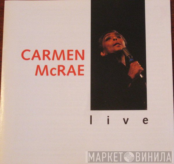 Carmen McRae - Live