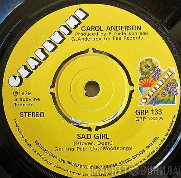 Carol Anderson - Sad Girl