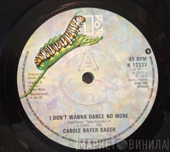 Carole Bayer Sager - I Don't Wanna Dance No More