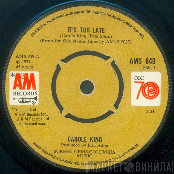 Carole King - It's Too Late