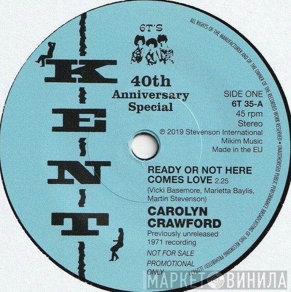 Caroline Crawford, William Stevenson - Ready Or Not Here Comes Love / I Stand Blue