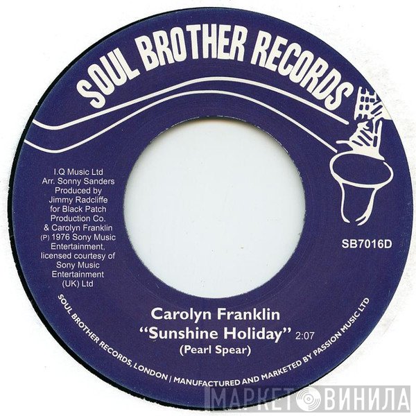 Carolyn Franklin - Sunshine Holiday / Deal With It