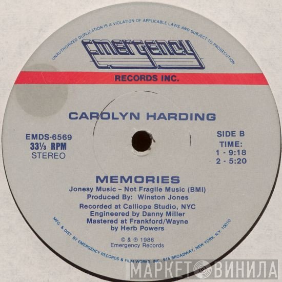 Carolyn Harding  - Memories