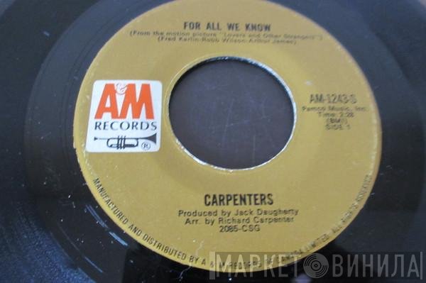 Carpenters - For All We Know