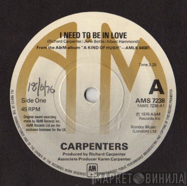 Carpenters - I Need To Be In Love