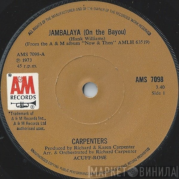 Carpenters - Jambalaya (On The Bayou)