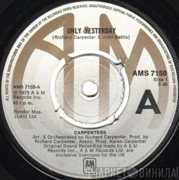 Carpenters - Only Yesterday