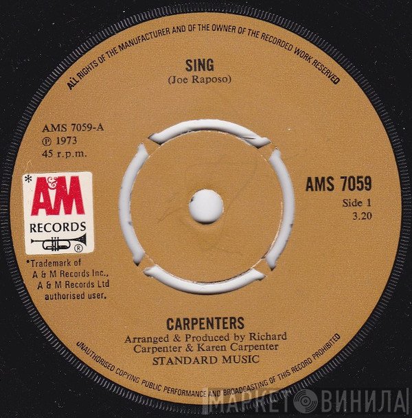 Carpenters - Sing