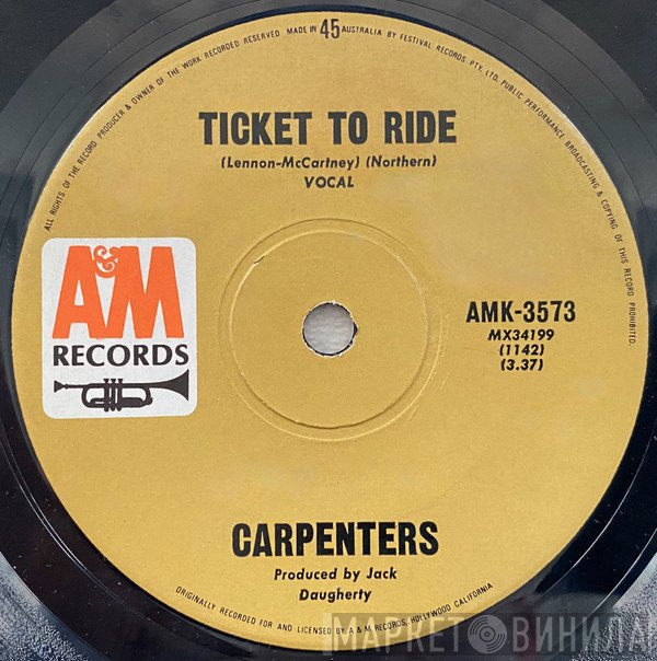 Carpenters  - Ticket To Ride