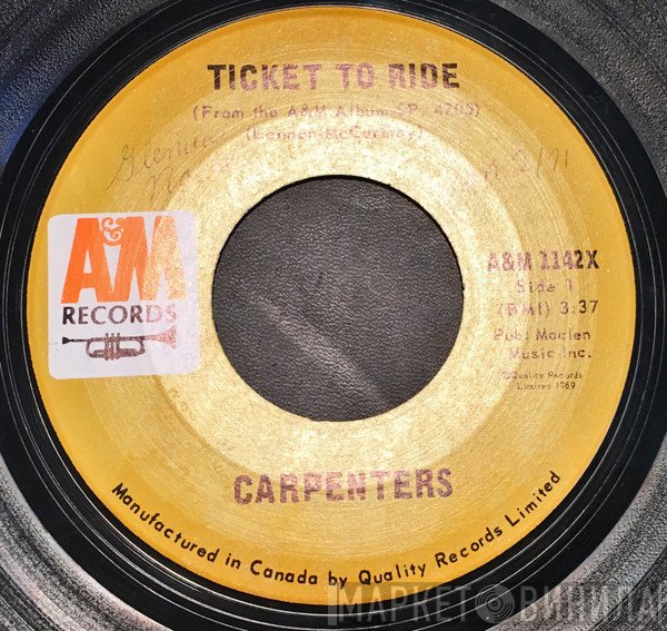 Carpenters  - Ticket To Ride