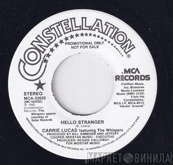 Carrie Lucas Featuring The Whispers  - Hello Stranger
