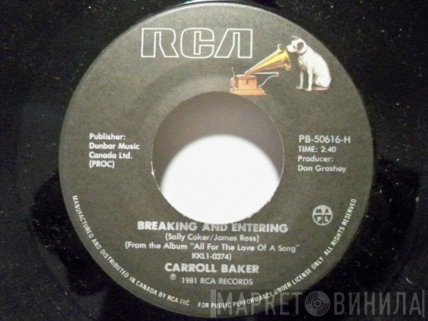 Carroll Baker - Breaking And Entering / This Is It