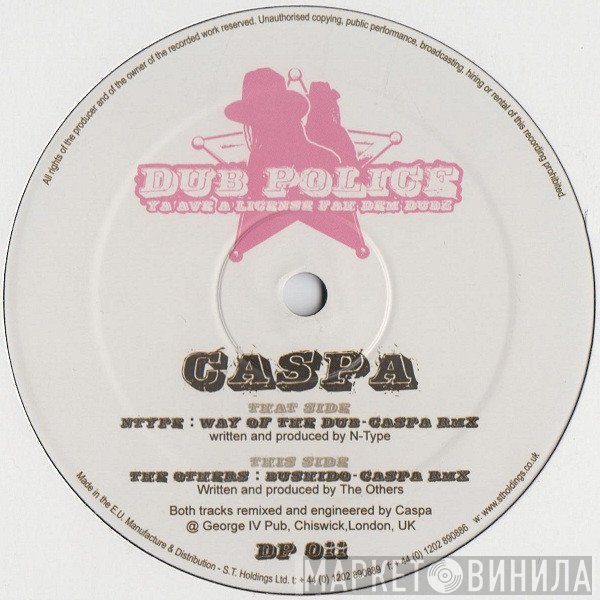 Caspa   - Way Of The Dub (Caspa Rmx) / Bushido (Caspa Rmx)