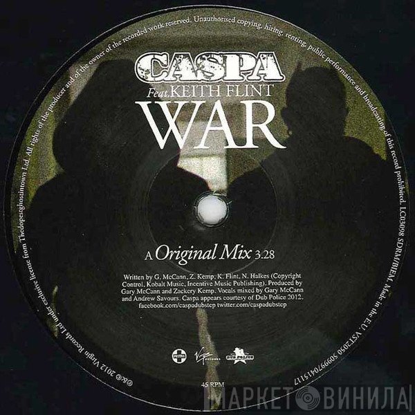 Caspa  Feat. Keith Flint  - War
