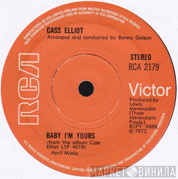 Cass Elliot - Baby I'm Yours / Cherries Jubilee