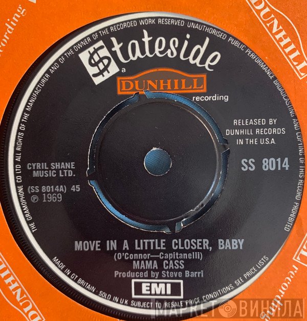 Cass Elliot - Move In A Little Closer, Baby / I Can Dream Can't I