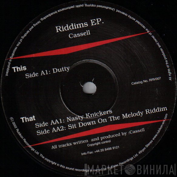 Cassell  - Riddims E.P.