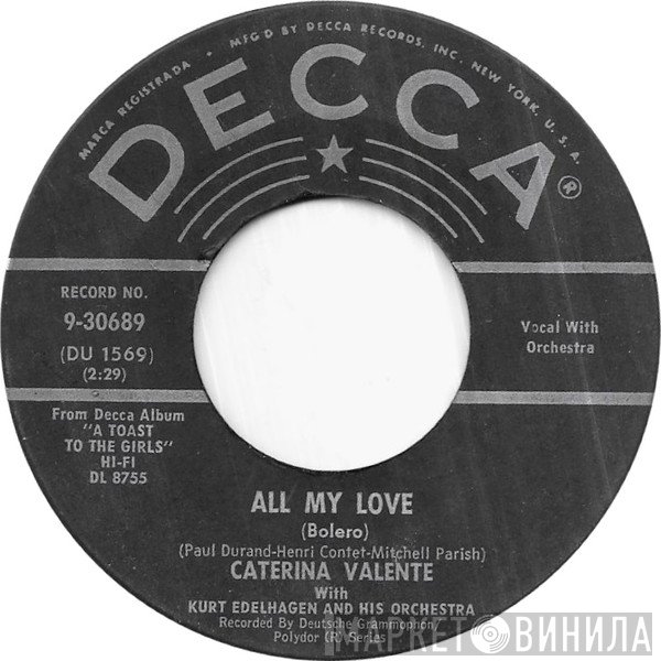 Caterina Valente - All My Love / Kiss Of Fire