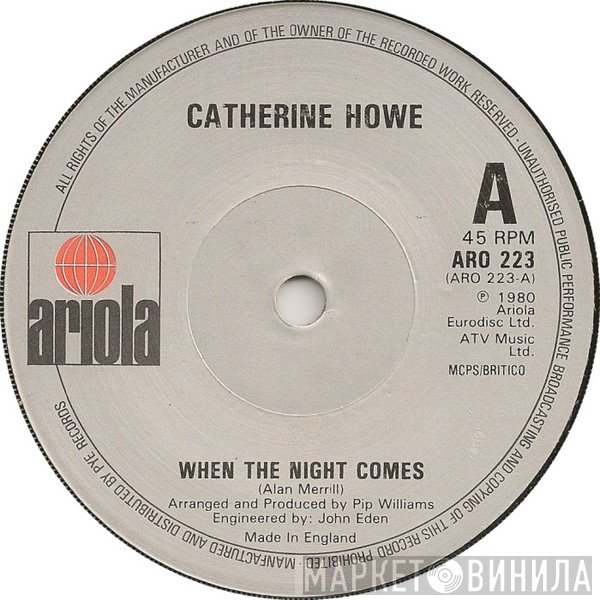 Catherine Howe - When The Night Comes
