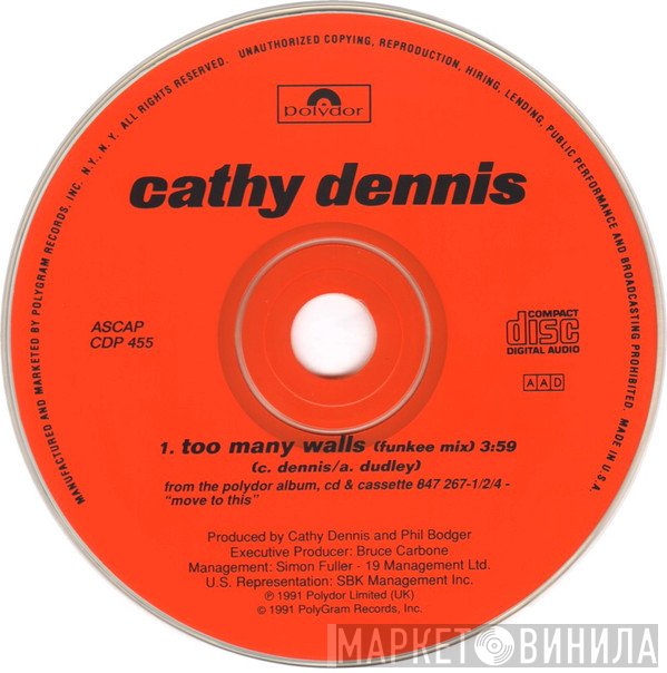 Cathy Dennis  - Too Many Walls