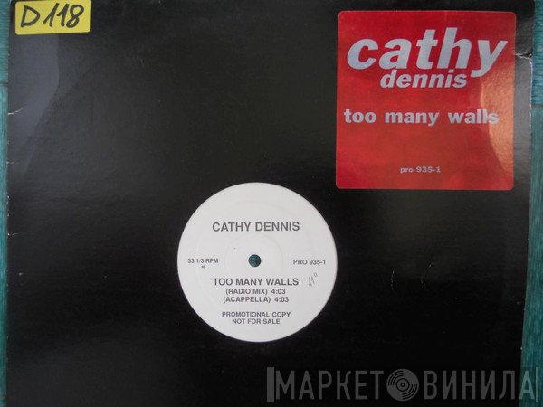Cathy Dennis  - Too Many Walls