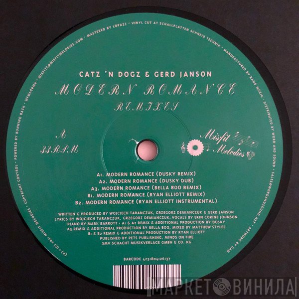 Catz N' Dogz, Gerd Janson - Modern Romance (Remixes)