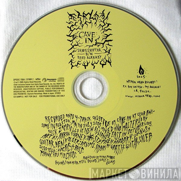 Cave In  - Shapeshifter / Dead Already