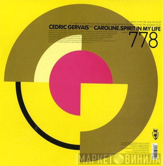 Cedric Gervais Feat. Caroline  - Spirit In My Life