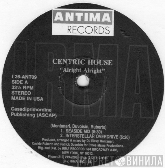 Centric House - Alright Alright