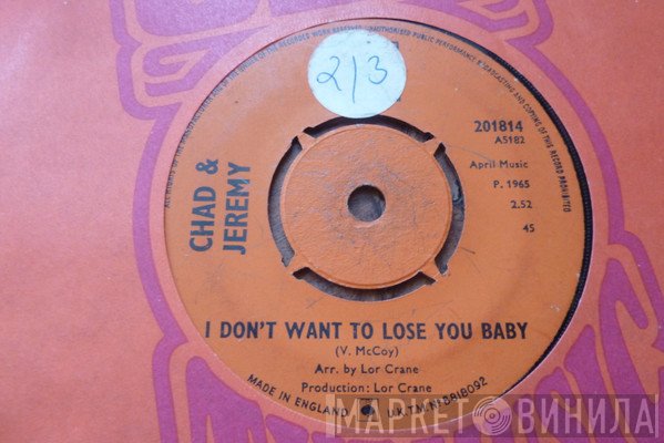 Chad & Jeremy - I Don't Wanna Lose You Baby