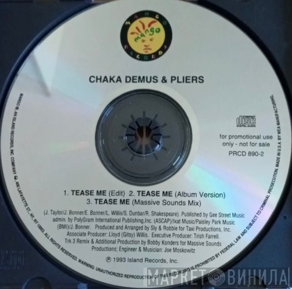 Chaka Demus & Pliers  - Tease Me
