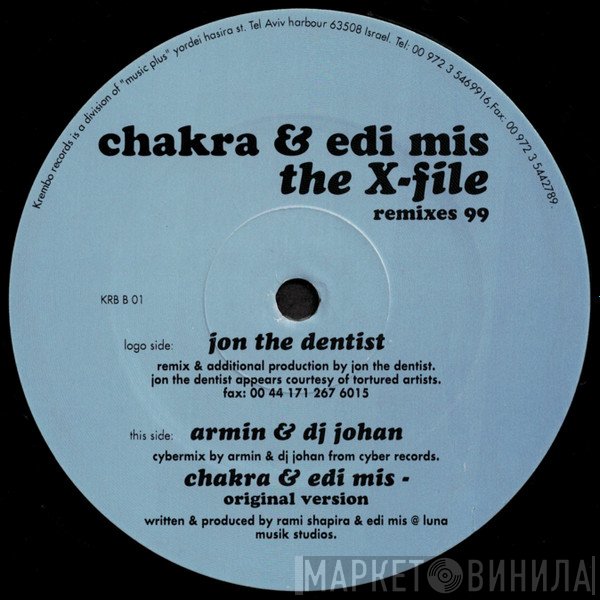 Chakra , Eddie Mis - The X-File Remixes 99